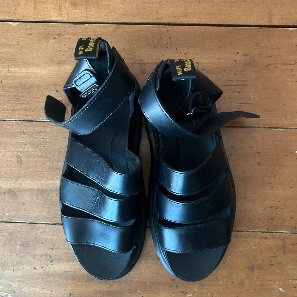 Dr. Martens Black Clarissa Sandals size 8